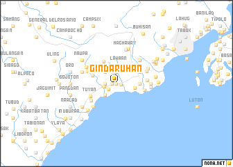 map of Gindaruhan