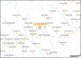 map of Ginebra
