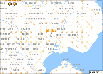 map of Gines