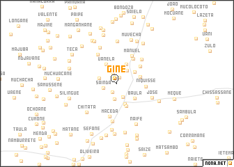 map of Gine