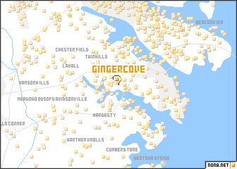 map of Ginger Cove