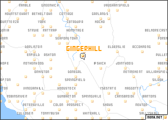 map of Ginger Hill