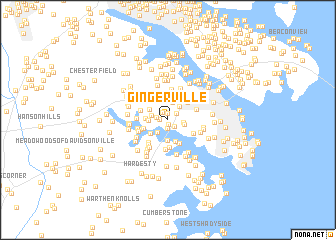 map of Gingerville