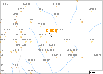 map of Gīngē