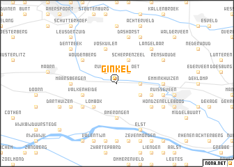 map of Ginkel
