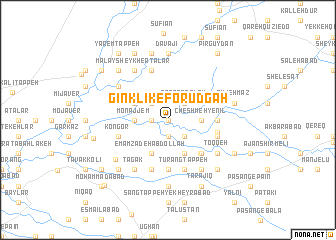 map of Gīnklīk-e Forūdgāh