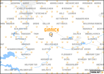 map of Ginnick