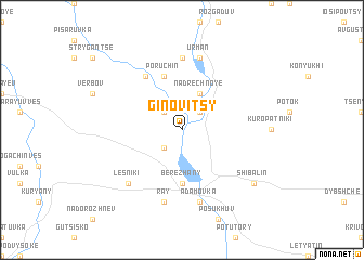 map of Ginovitsy