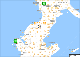 map of Ginowan