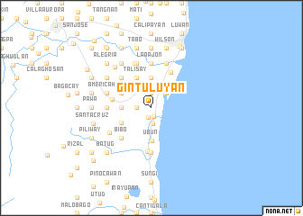 map of Gintuluyan