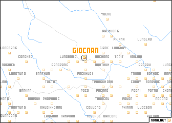 map of Giôc Nạn