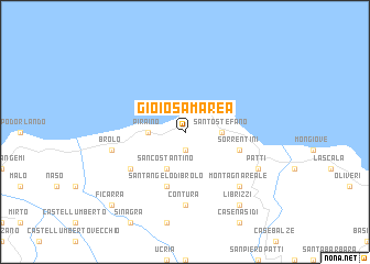 map of Gioiosa Marea
