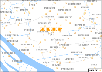 map of Giồng Ba Cam