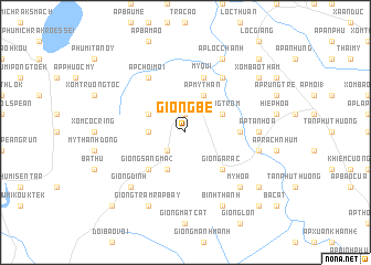 map of Giồng Bé