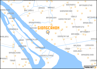 map of Giồng Cà Hom