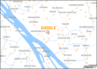 map of Giồng Le
