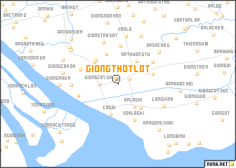 map of Giồng Thốt Lốt