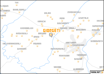 map of Giorget\