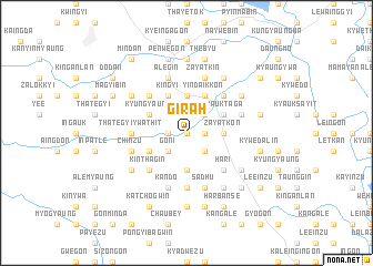 map of Girah