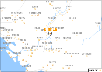 map of Girale