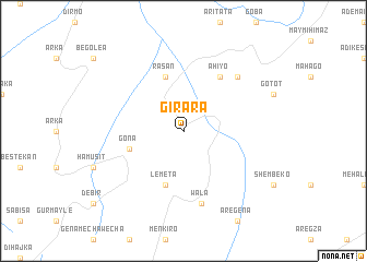 map of Girara