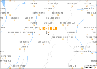 map of Giratola