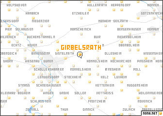 map of Girbelsrath