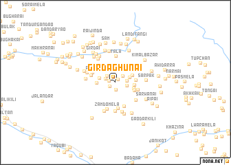 map of Girdaghunai