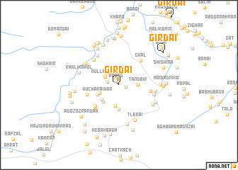 map of Girdai