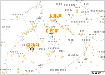 map of Girdai