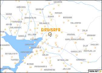 map of Gird-ī Şafāʼ