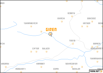 map of Giren