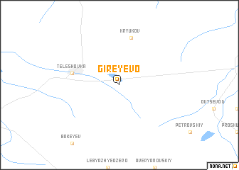 map of Gireyevo