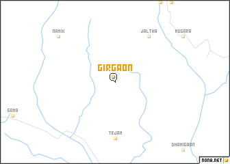 map of Girgaon