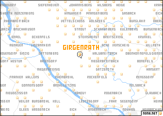 map of Girgenrath