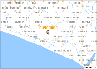 map of Girigondo