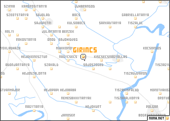 map of Girincs