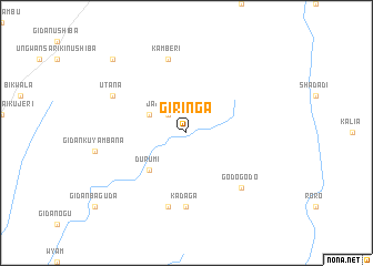 map of Giringa