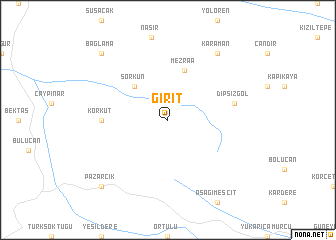 map of Girit