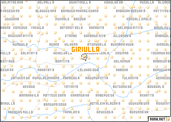 map of Giriulla