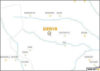 map of Girnīya