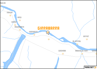 map of Girra Barra