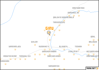 map of Gīrū