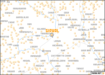 map of Girwal