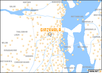 map of Girzewāla