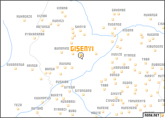 map of Gisenyi