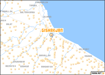 map of Gīshākjān