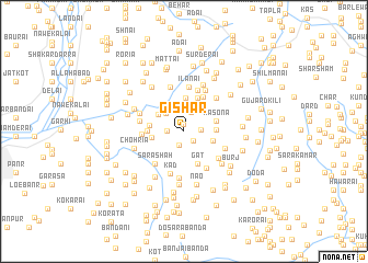 map of Gishār