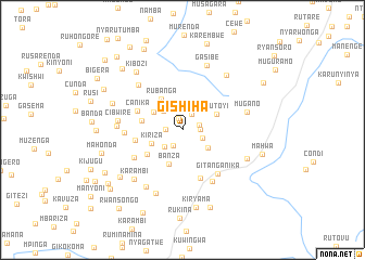 map of Gishiha