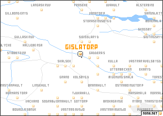 map of Gislatorp